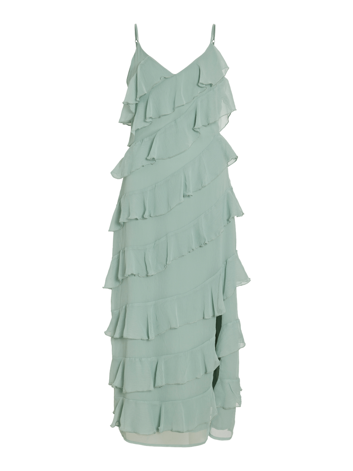 VILUNA Midi Dress - Green Milieu - VERO MODA & VILA Bergvik